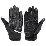 Dark Slate Gray Motorcycle Touch Screen Full Finger Gloves Men For Dirt Bike Racing Outdoor Riding Hard Shell Protection MTO-030