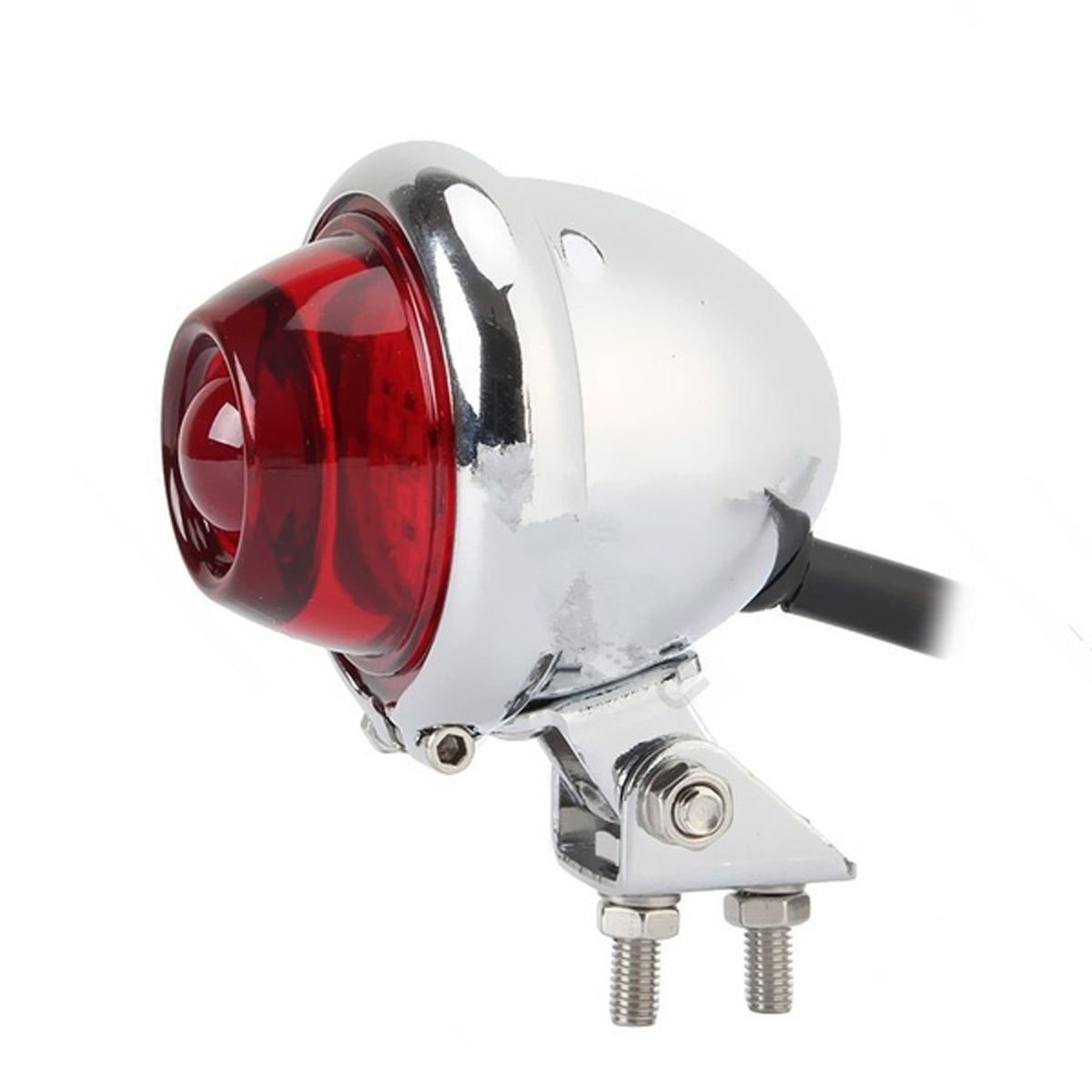 Brown 12V DC Motorcycle Rear Tail Light LED Brake Taillight Stop Light Lamp For Harley