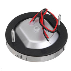 Gray 12V LED 2835 Round Stern Transom Lights For Boat Marine Embedded Mounting Stainless Steel