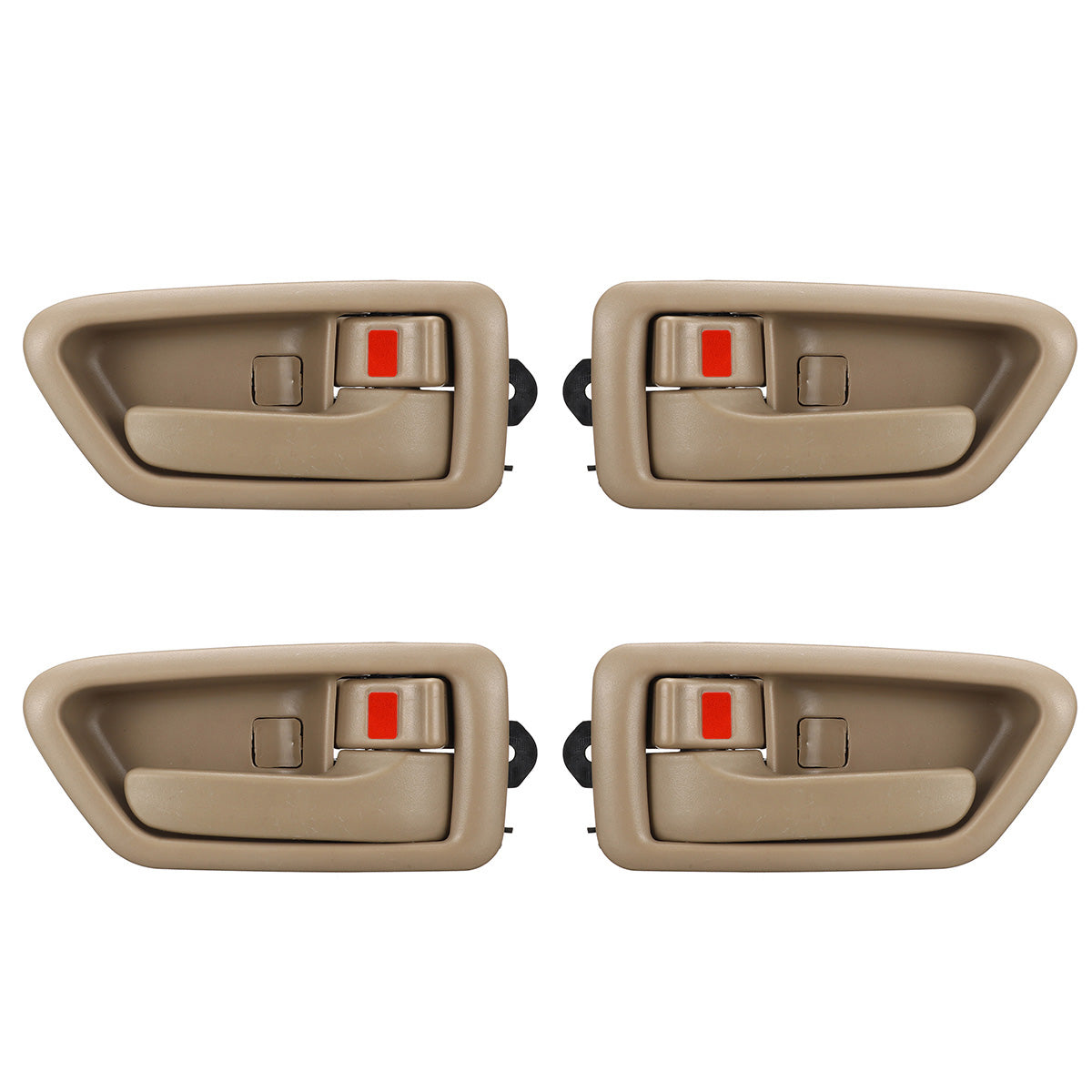 Rosy Brown Car Door Handle for Toyota 1997-2001 Camry Inside Left & Right Set of 4