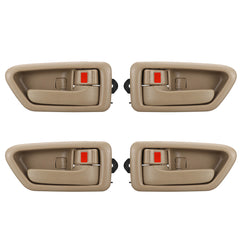 Rosy Brown Car Door Handle for Toyota 1997-2001 Camry Inside Left & Right Set of 4