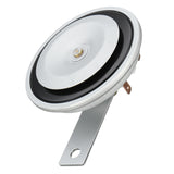 Lavender 12V Low Tone Disc Horn Motorcycle Auto Car Single/Twin Terminal Van Universal (Silver)