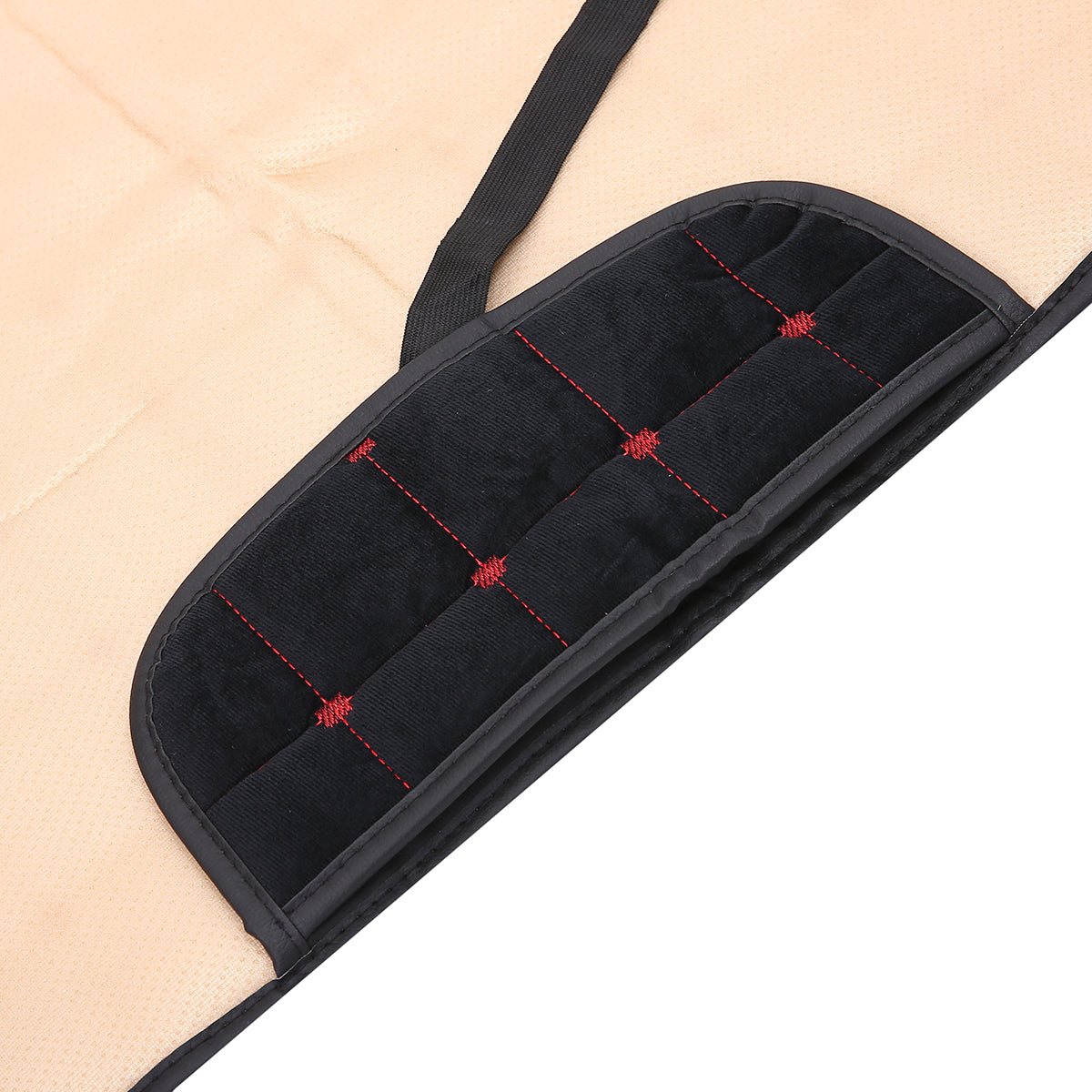 Plush Car Rear Seat Cushion Cover Kit Breathable Chair Protector Pad Mat Universal - Auto GoShop