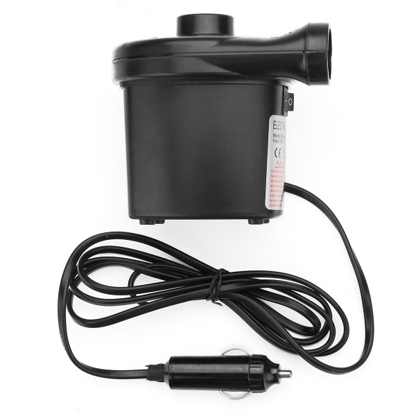Dark Slate Gray 12V DC Electric Air Pump For Inflatable Air Mattress Beds Boat Toy Raft Pool