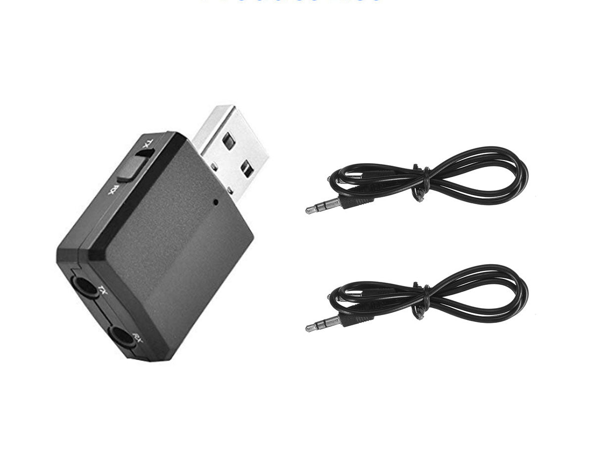 iMars ZF-169 Black bluetooth 5.0 3-In-1 Audio Wireless Receiver Transmitter Stereo AUX RCA USB 3.5mm Jack For TV PC Car Adapter Kit - Auto GoShop