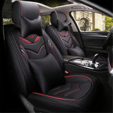 13Pcs PU Leather Car Seat Cover Cushion Full Surround Universal for 5 Seats Car - Auto GoShop