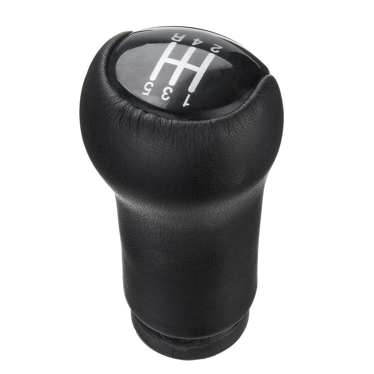 Dark Slate Gray 5 Speed Gear Shift Knob Stick PU leather for Ford Fiesta Fusion Transit Connect 2002 UP