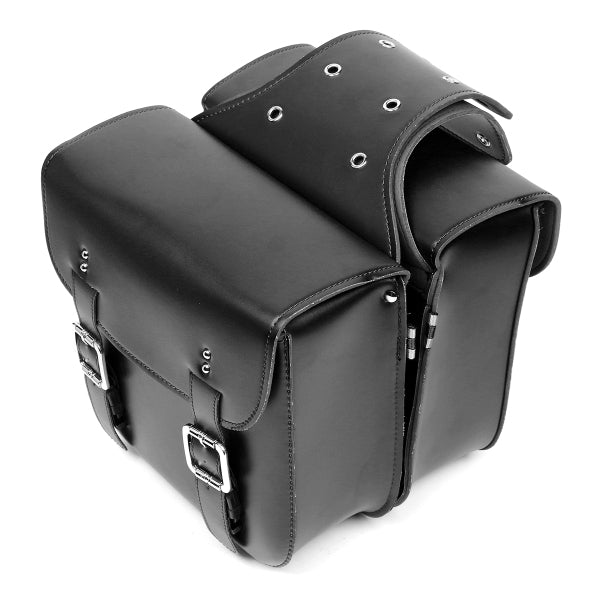 Motorcycle Saddlebags PU Leather Large Capacity Motor Bike Side Moto Tank Bag Luggage - Auto GoShop