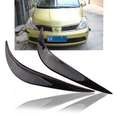 2pcs Black Universal Car Auto Vehicle Front Bumper Corner Protector Lip Guard - Auto GoShop