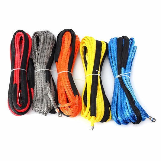 6mmX12m Synthetic Winch Line Cable Rope For Car 4X4 Off Road ATV UTV - Auto GoShop