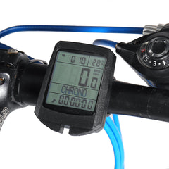 Dim Gray Wireless Waterproof Bicycle Bike Cycle Computer Speedometer Odometer Shockproof
