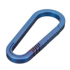 Light Slate Gray Mini Lightweight Titanium Keychain Backpack Hanging Buckle Motorcycle Carabiner Hot