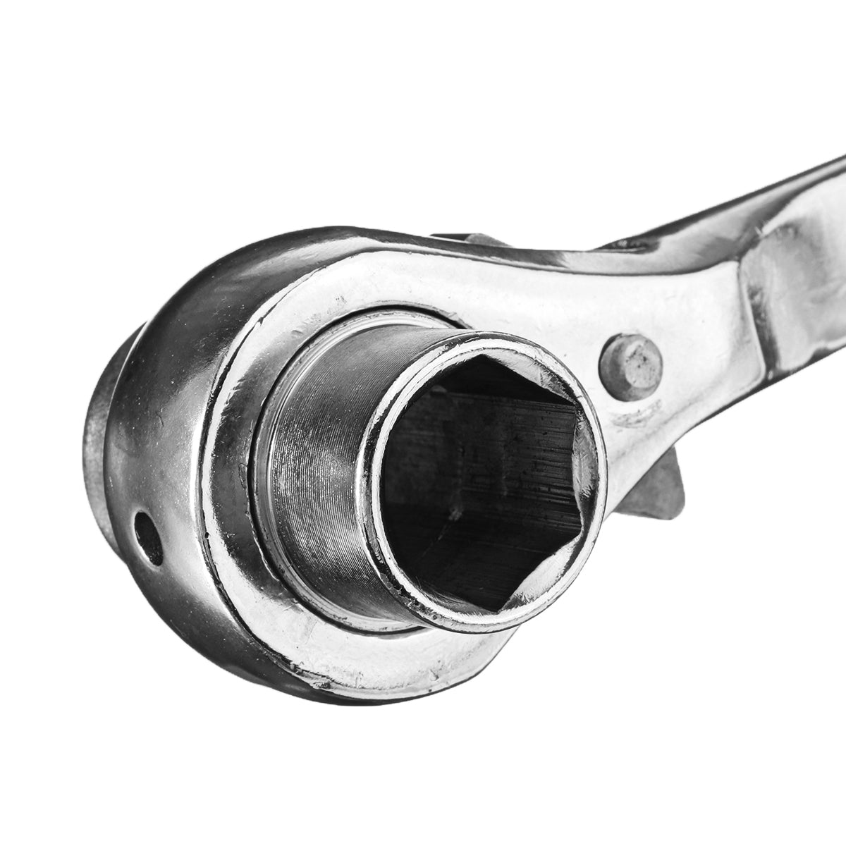 Black 19mm 21mm Hexagon Scaffold Open Spanner Ratchet Socket Wrench Double Head Tool