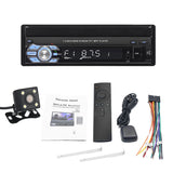 9602G 7 Inch Single 1DIN Car MP5 Player bluetooth Retractable Stereo Radio USB AUX FM RDS With Backup Camera - Auto GoShop