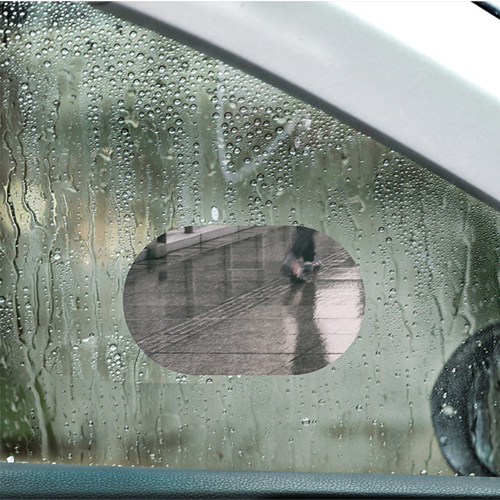 Dim Gray Cafele Car Rearview Mirror Protective Film Rainproof Anti Fog Anti-glare Window Clear Protector 2Pcs