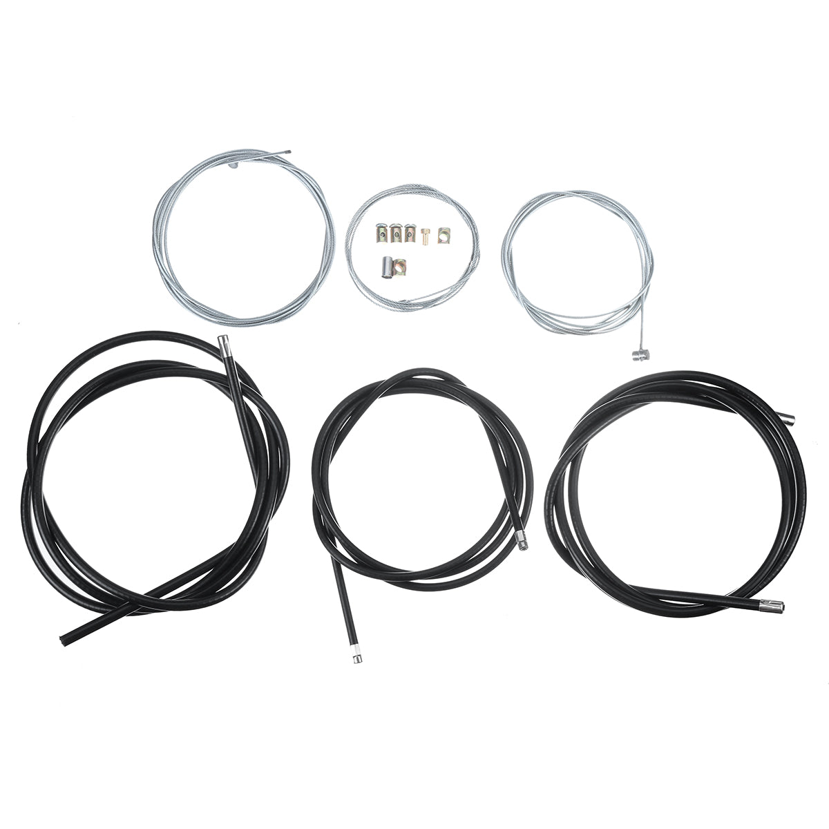 White Smoke Motorcycle Clutch Brake Throttle Cable Accessories Kit Universal