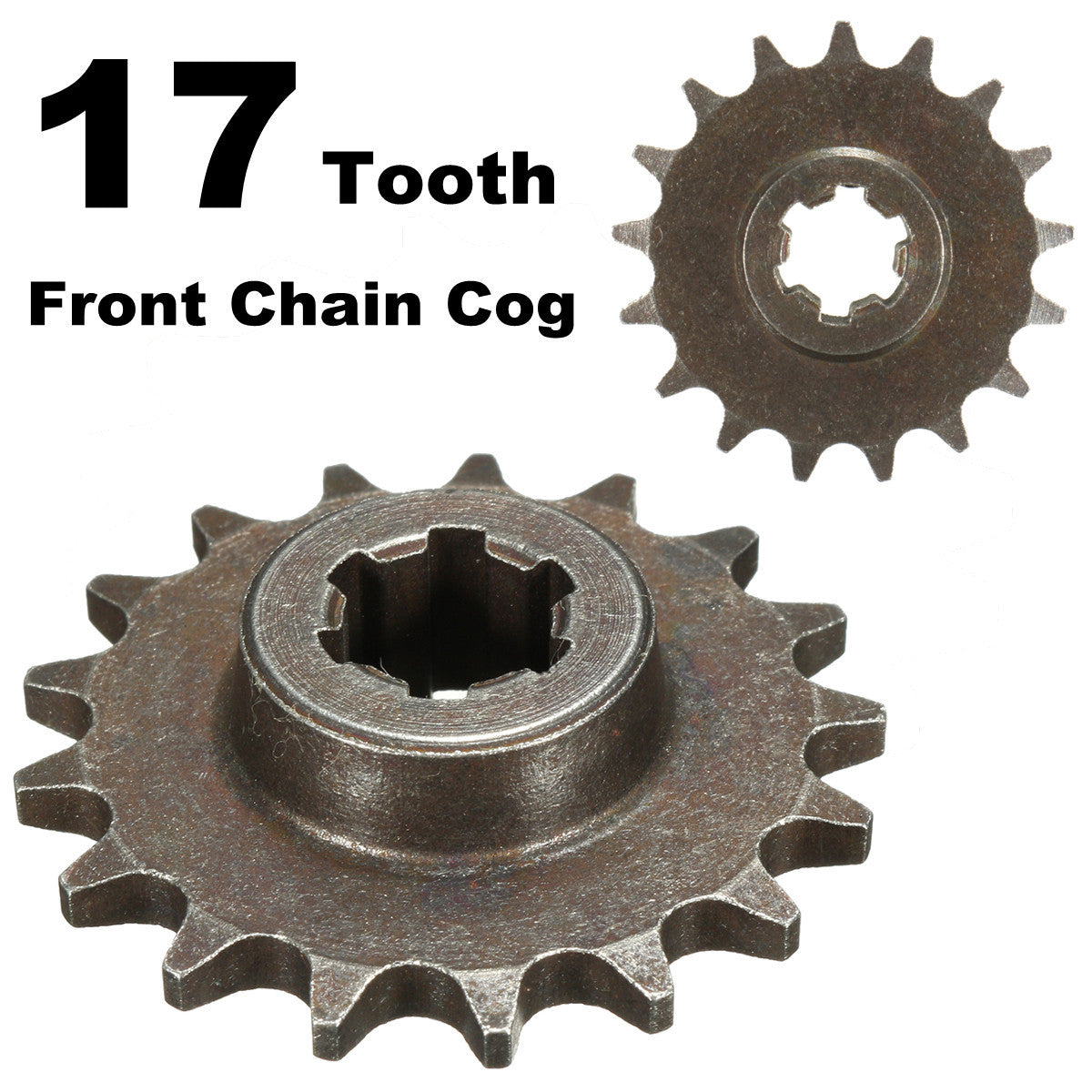 Dim Gray T8F 8mm 11/14/17 Tooth Front Pinion Sprocket Chain Cog Mini Moto Dirt Bike