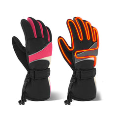 Tomato Electric Heated Gloves Motorcycle Winter Waterproof Thermal Outdoor Skiing Warmer