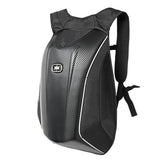 Dark Slate Gray Motorcycle Backpack Carbon Fiber Motocross Riding Racing Storage Bag (Carbon Fiber)