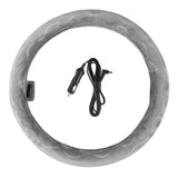 12V Car Auto Heated Steering Wheel Cover Heating Warm Winter Warm Cover - Auto GoShop