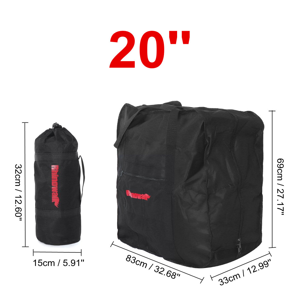 14/16/20inch Folding Bike Bicycle Carrier Bag Carry Transport Travel Pouch Case - Auto GoShop