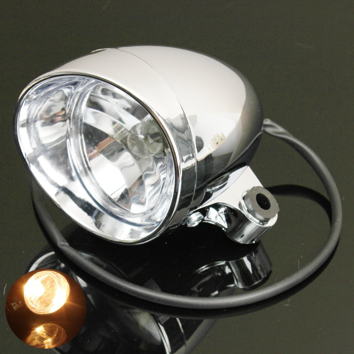 Motorcycle Front Headlight Lamp For Harley Honda Yamaha Suzuki Kawasaki - Auto GoShop