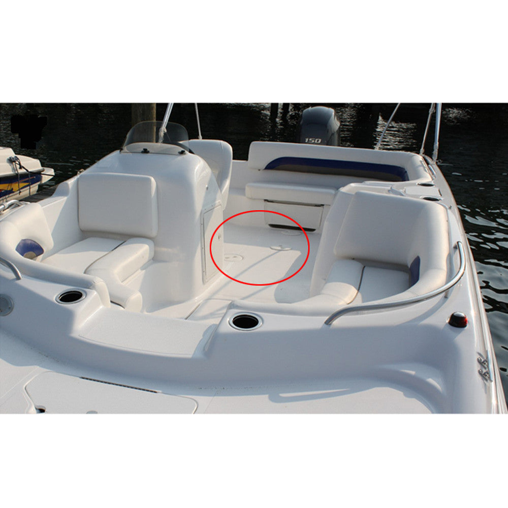 Dark Gray BSET MATEL 4Inch Inspection Deck Plate Hatch Marine Boat Yacht Detachable Cover RV Plastic