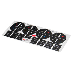 Dark Slate Gray AC Dash Button Repair Kit Car PVC Decals Sticker For General Motors SUV Trucks