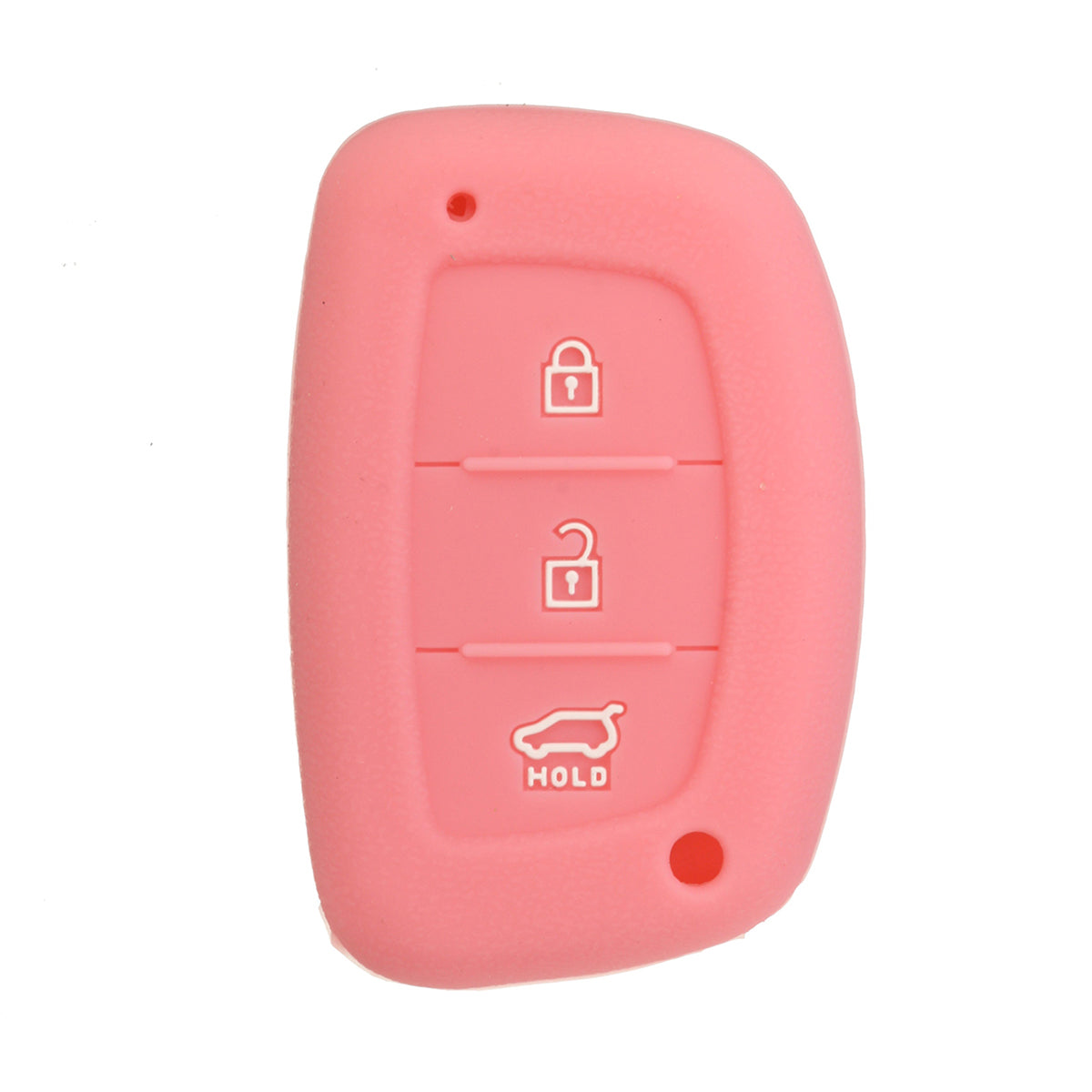 Light Coral Car Remote Key Silicone Fob Protector Cover Case Three Button For Hyundai I40 Mistra Solaris