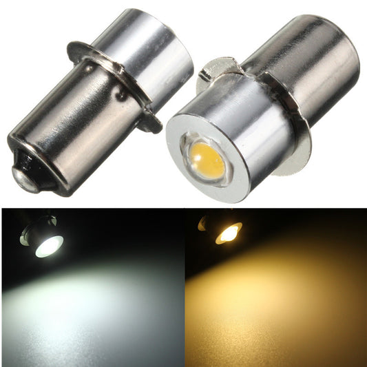 Sandy Brown P13.5S PR2 LED Flashlight Bulb 1W Interior Bike Torch Spot Replacement Lamp Bulb DC3-18V