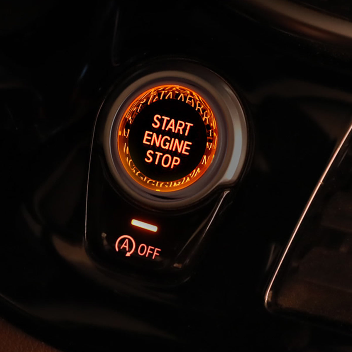 Saddle Brown Crystal Car Engine Start Stop Switch Button for BMW E Chassis E90 E91 E92 E93 E60 E84 E83 E70 E70 E71 E72 E89