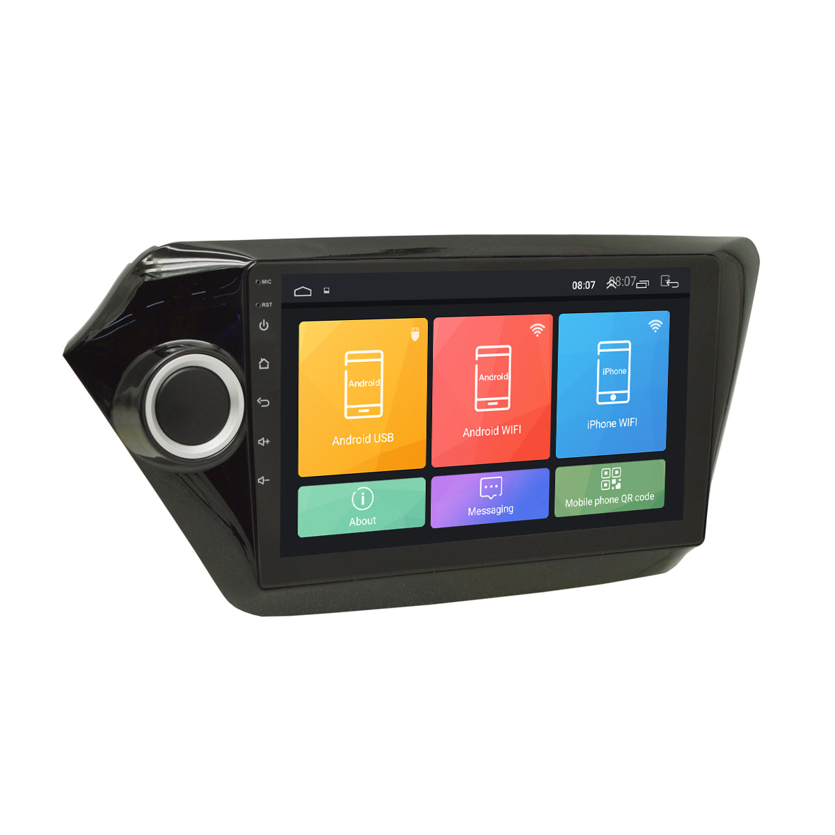 9 Inch For Android 8.1 Car Multimedia Radio Stereo Quad Core 1GB+16GB 2DIN GPS Navigation WIFI bluetooth For Kia K2 2011-2015 - Auto GoShop