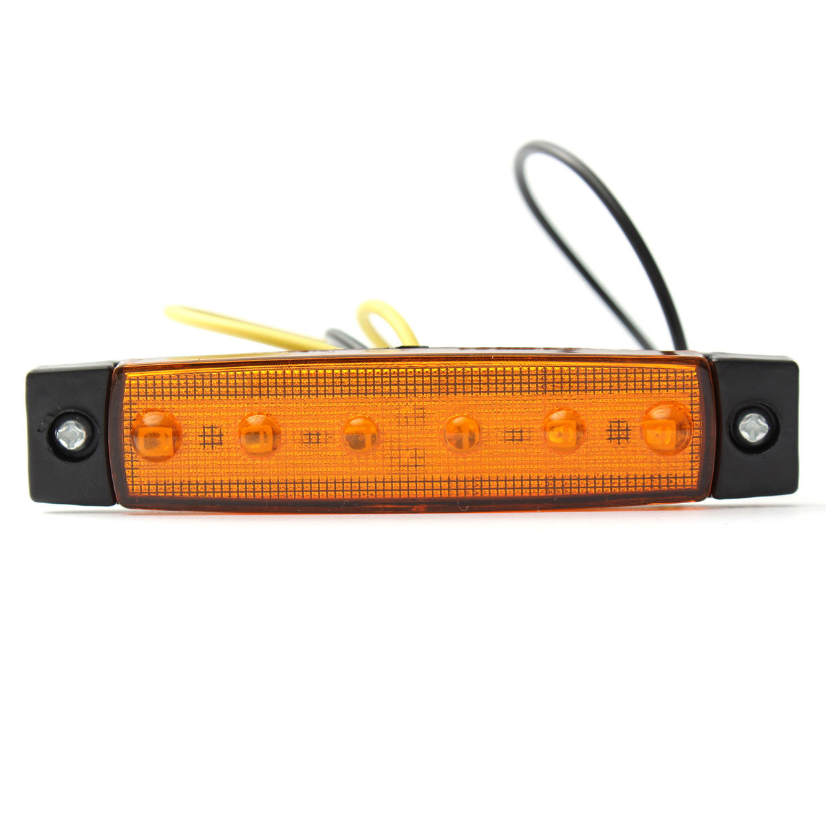 Dark Orange LED Side Marker Indicator Lights Lorry Sidelamp 9.6cm 5-Color for Jeep Car Truck SUV