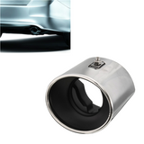 Exhaust Muffler Tail Tip Oval Pipe Chrome Stainless Steel For Honda Accord 08-12 - Auto GoShop