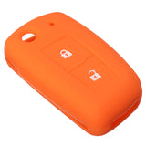 2 Buttons Car Remote Key Case Silicone Rubber Cover Fob Shell for Nissan Qashqai - Auto GoShop