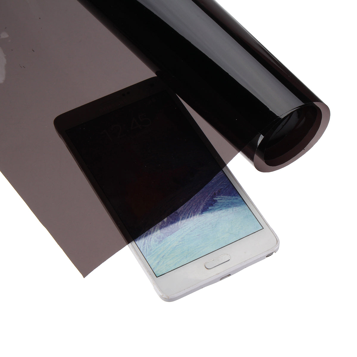 Black 50cmx2m 15% VLT Black Car Glass Window Tint Shade Film Roll for Home Office Boat