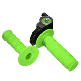 Yellow Green 7/8 inch Throttle Grip Twist With Cable for 110cc 125cc Pit Bike Motorcycle Dune Buggies