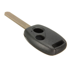 Dim Gray 2 Button Uncut Blade Remote Key Case For Honda