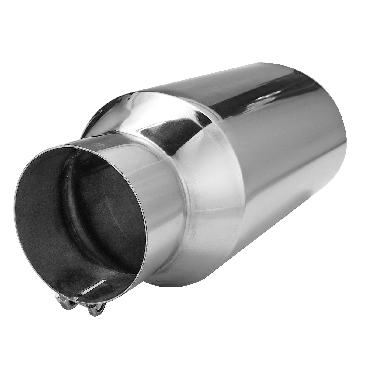 Car Stainless Steel Flared Exhaust Reducer Connector Pipe Tube - Auto GoShop