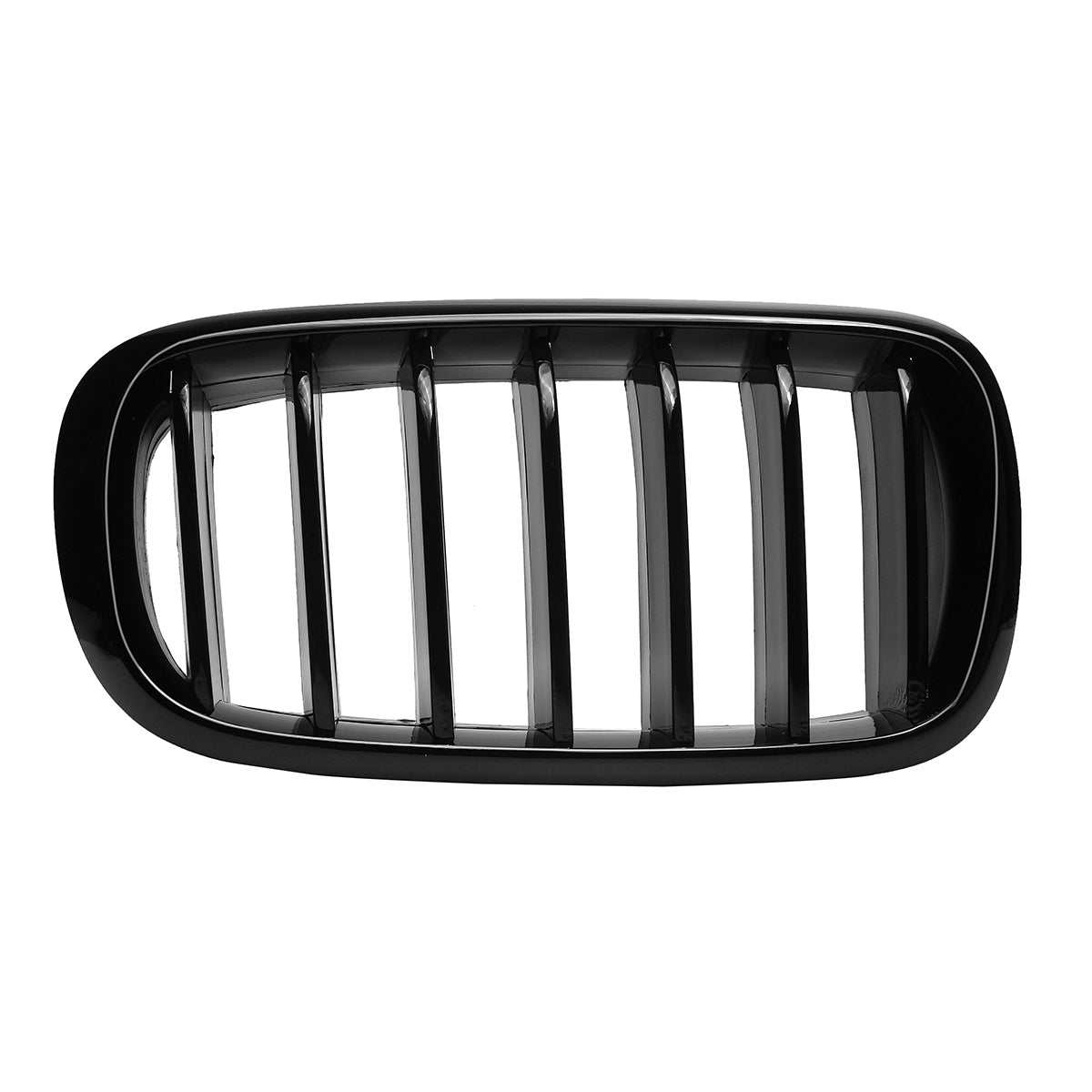 Black One Pair Car Gloss Black Front Kidney Grille Grilles For BMW X5 F15 X6 F16 2014-2017
