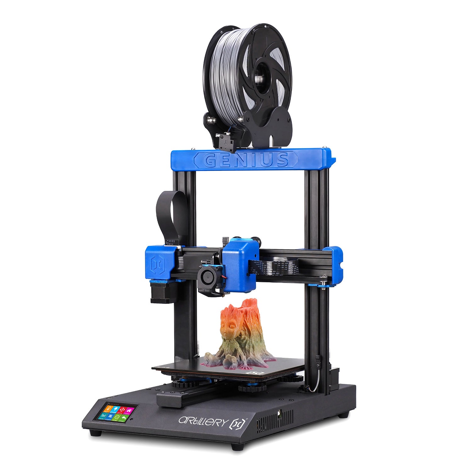 Royal Blue Artillery® Genius DIY 3D Printer Kit 220*220*250mm Print Size with Ultra-Quiet Stepper Motor TFT Touch Screen Support Filament Runout Detection&Power Failure Function