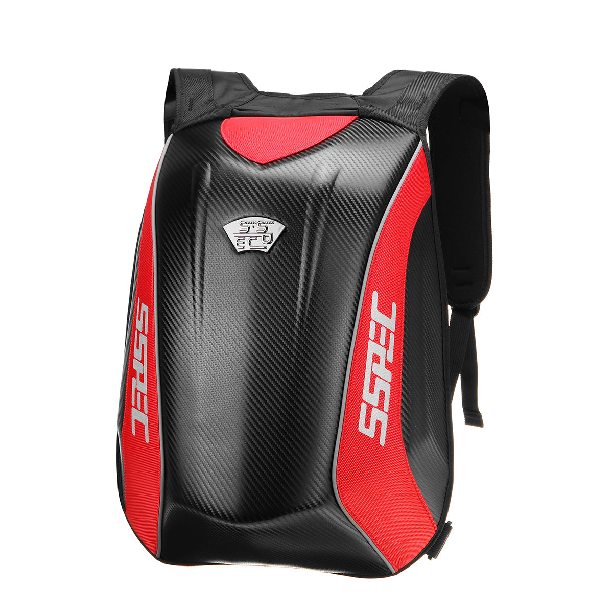 Universal Carbon Fiber Motorcycle Backpack Motocross Riding Racing Storage Bag - Auto GoShop