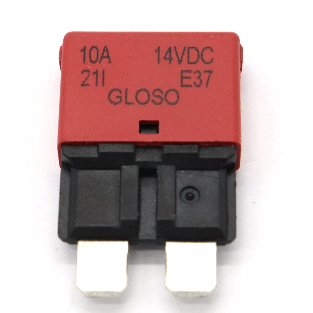 Maroon DC 28V 5-30A Reettable Circuit Breaker Fuse Reset Blade for Marine Automotive