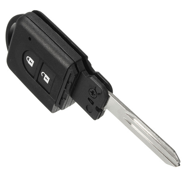 Dark Slate Gray Remote key 2 Button Fob Case Shell Uncut Blade for Nissan Qashqai X-Trail