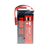 Light Coral BT BEAT 7.4V 1100mAh 35C 2S Lipo Battery JST Plug for Wltoys A979 RC Car Hubsan H109S RC Racing Drone